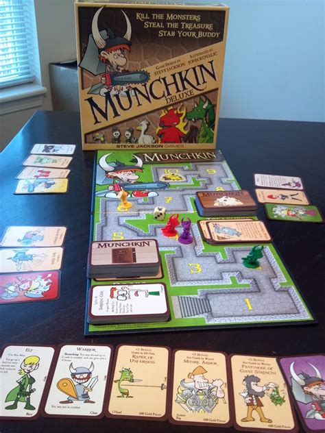 munchkin deluxe board game.